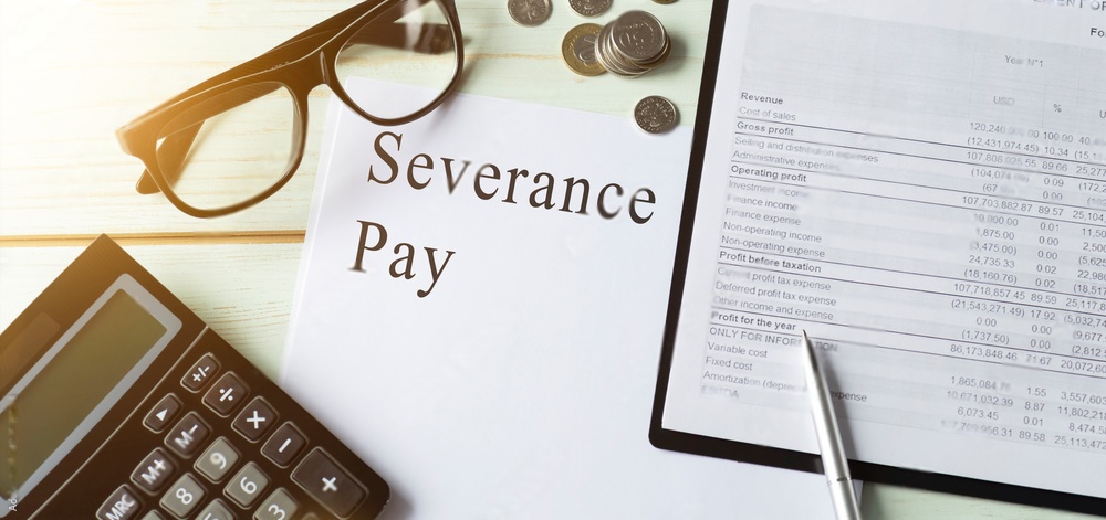 pay stub severance or bonus