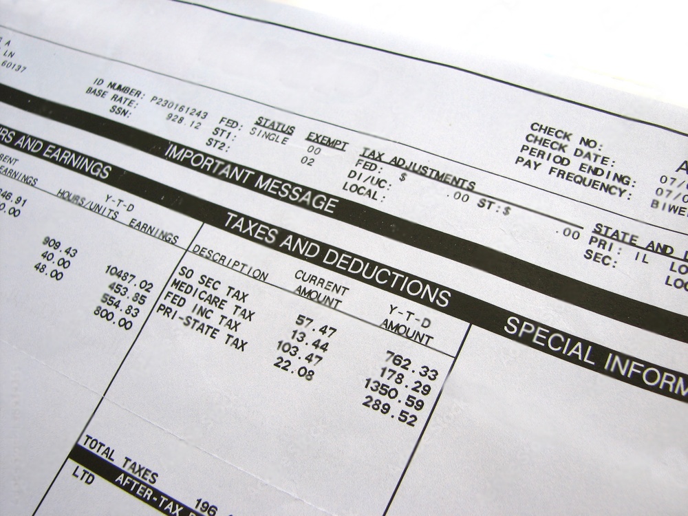 what does nc awd mean on a paystub