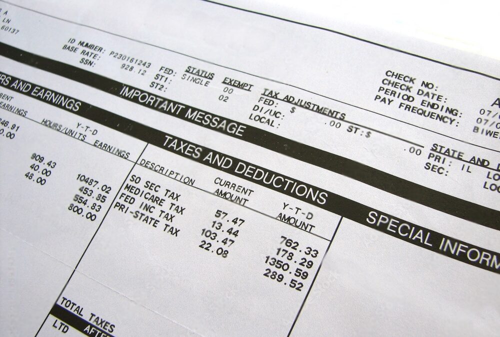 which deduction from your paystub is paid back later